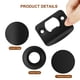 thumbnail image 4 of Placa de cerradero para puerta Newlaking, negro mate, ajustable, 1 pieza, 4 of 8