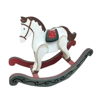Bothyi - Adornos Creativos Lindos Del Caballo Mecedora De Navidad Para Gabinetes De Cocina De Jardines