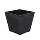 thumbnail image 2 of Set 2 Macetero Plastico Bajo Premium Base Cuadrada Conica M negro, 2 of 7