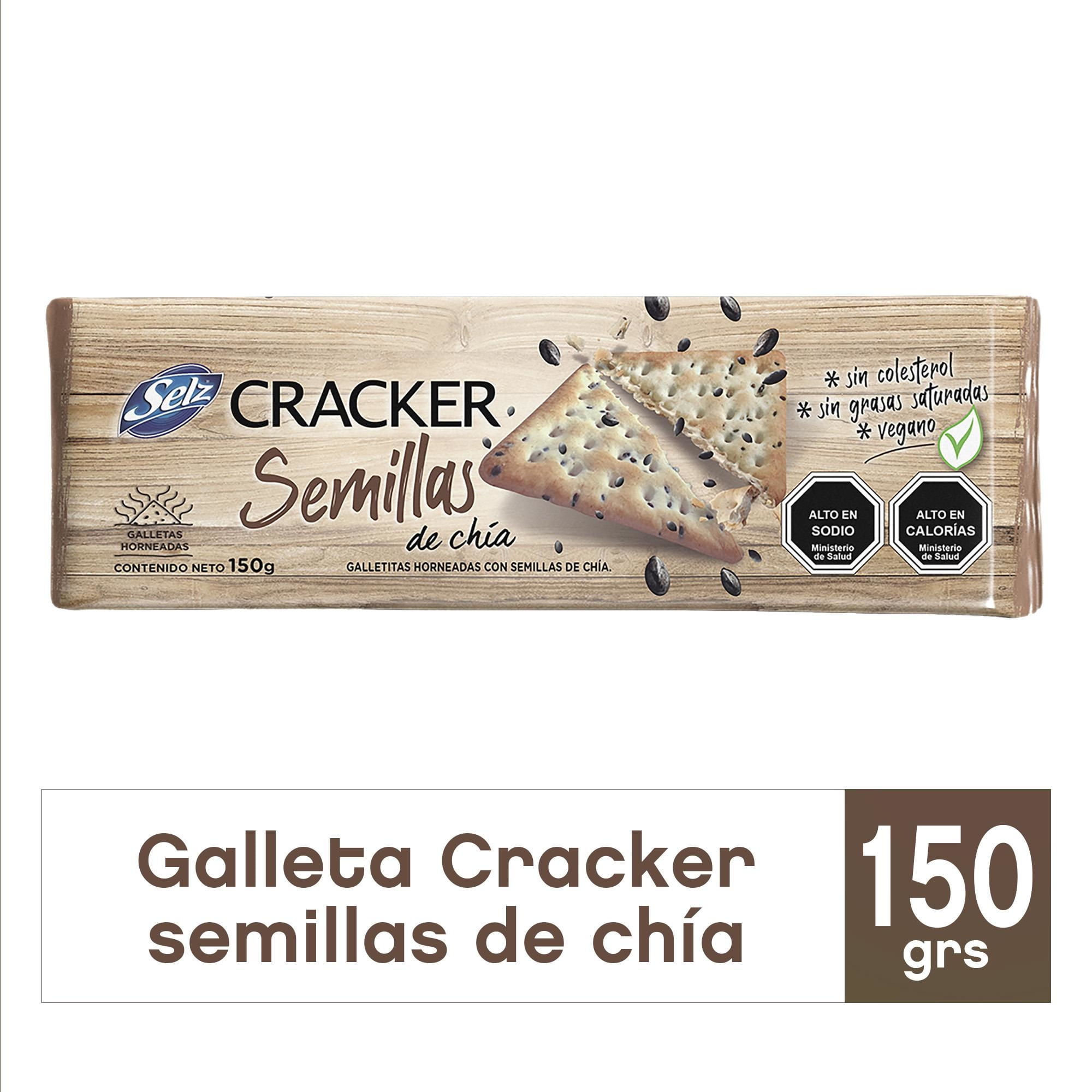 Galletas Cracker Semillas Chía Bolsa 150 g Selz