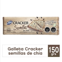 Galletas Cracker Semillas Chía Bolsa 150 G Selz