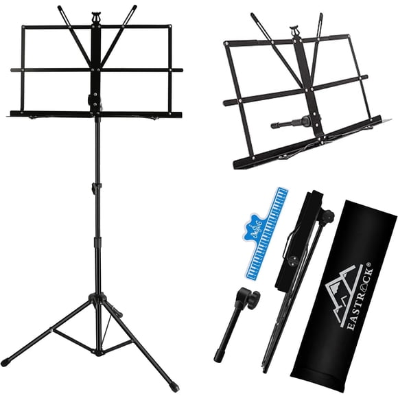 Atril De Música Plegable Y Ajustable De 71 A 137 Cm