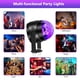 thumbnail image 5 of Black Lights Litake UV, 6 W, LED, bola de discoteca estroboscópica, paquete de 3, 5 of 8