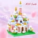 thumbnail image 1 of Pink Castle Building Blocks Dream Building Blocks Toys, Girls Toys, 1 of 4