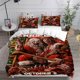 thumbnail image 2 of Terrifier 3 (2024) Bedding Sets Bed Cover Comforter Duvet Cover Pillow Case 2-3 Pieces Sets Horror Christmas Decoration, 2 of 5