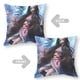 thumbnail image 2 of Demon Slayer: Nezuko Fundas de almohada de terciopelo con tema, regalos de funda de almohada, decoración para el hogar, cojín de lanzar, regalo de cumpleaños para fans y parejas.30*30cm., 2 of 6