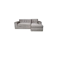 Diseños Valestrini - Sofa Seccional Felpa Beige Divan Derecho