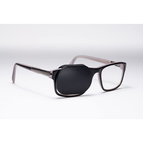 Oclusor óptico Precision Vision OPTISHIELD de silicona negro