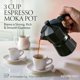thumbnail image 3 of Cafetera cubana Moka Pot Mixpresso Black para 3 tazas, 3 of 9