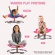 thumbnail image 5 of Silla giratoria sensorial ROBUD Kids Autism con diseño antideslizante, color rosa, 5 of 8