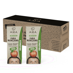 Ama Time - Pack 24 Unid - Jugo Manzana 200 Cc