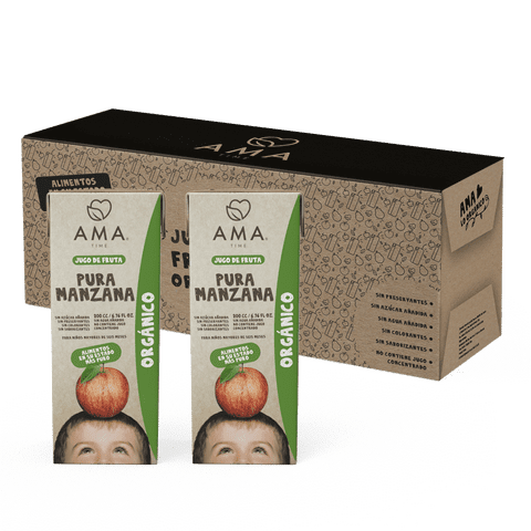 Ama Time - Pack 24 Unid - Jugo Manzana 200 Cc