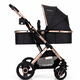 thumbnail image 1 of Coche Cuna Paseo Vox GOLD Negro, 1 of 8