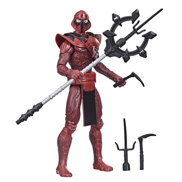 Figura de acción G.I. Joe Snake Eyes Origins Red Ninja de 6 pulgadas
