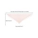 thumbnail image 3 of INSPIRA CHIC Chales y Envolturas para Vestidos de Noche, Bufandas Triangulares de Flecos de Encaje de Malla para Fiesta Formal de Boda 70.9"x27.6" Beige, 3 of 5