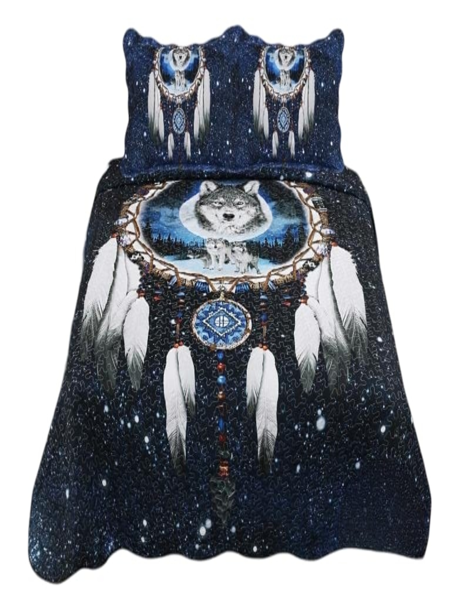 Genérico - Cubrecama Quilt Diseño 2 Plazas - Primavera Verano C9