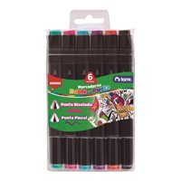 Torre - Set Marcadores Doble Punta 6 Colores
