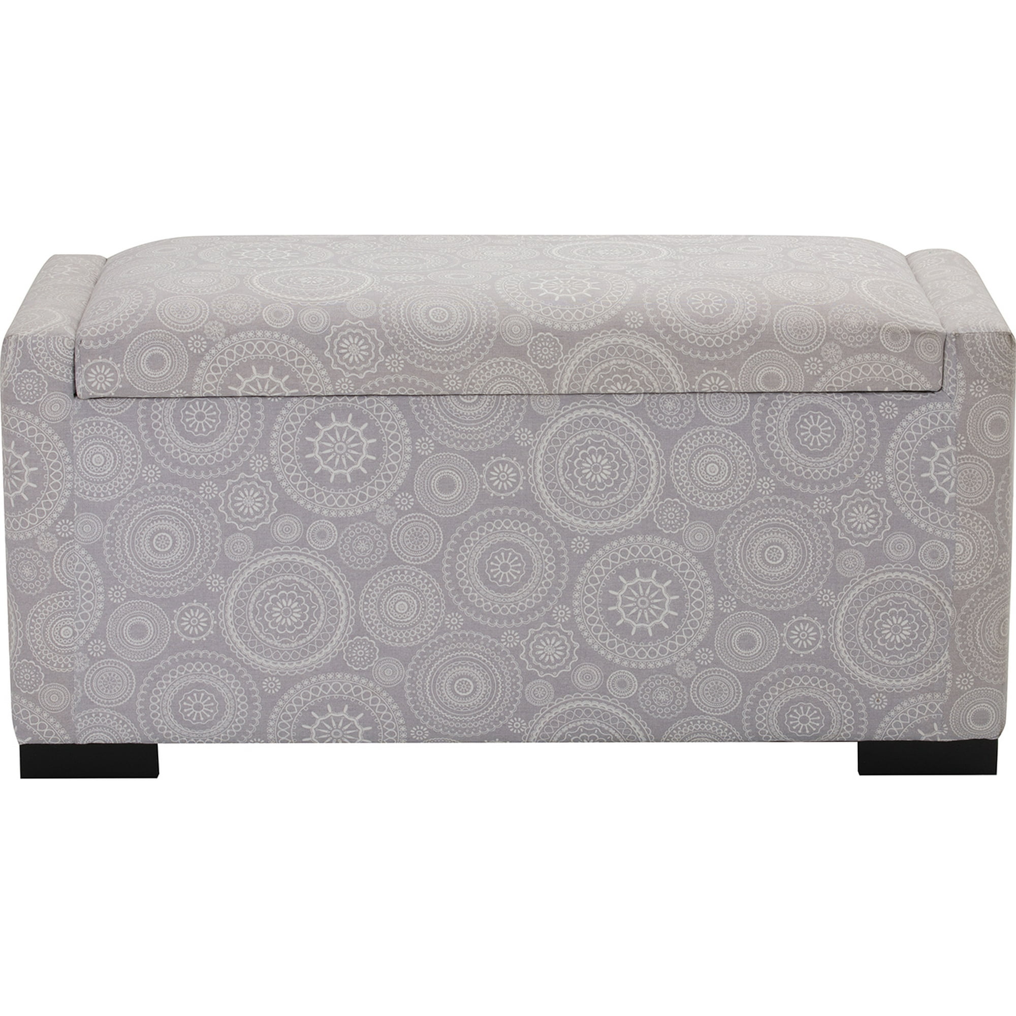 Máxima Design - Banqueta Con Baúl Leyzy Mandala Estampado 40x55x105 Cm