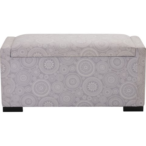 Máxima Design - Banqueta Con Baúl Leyzy Mandala Estampado 40X55X105 Cm