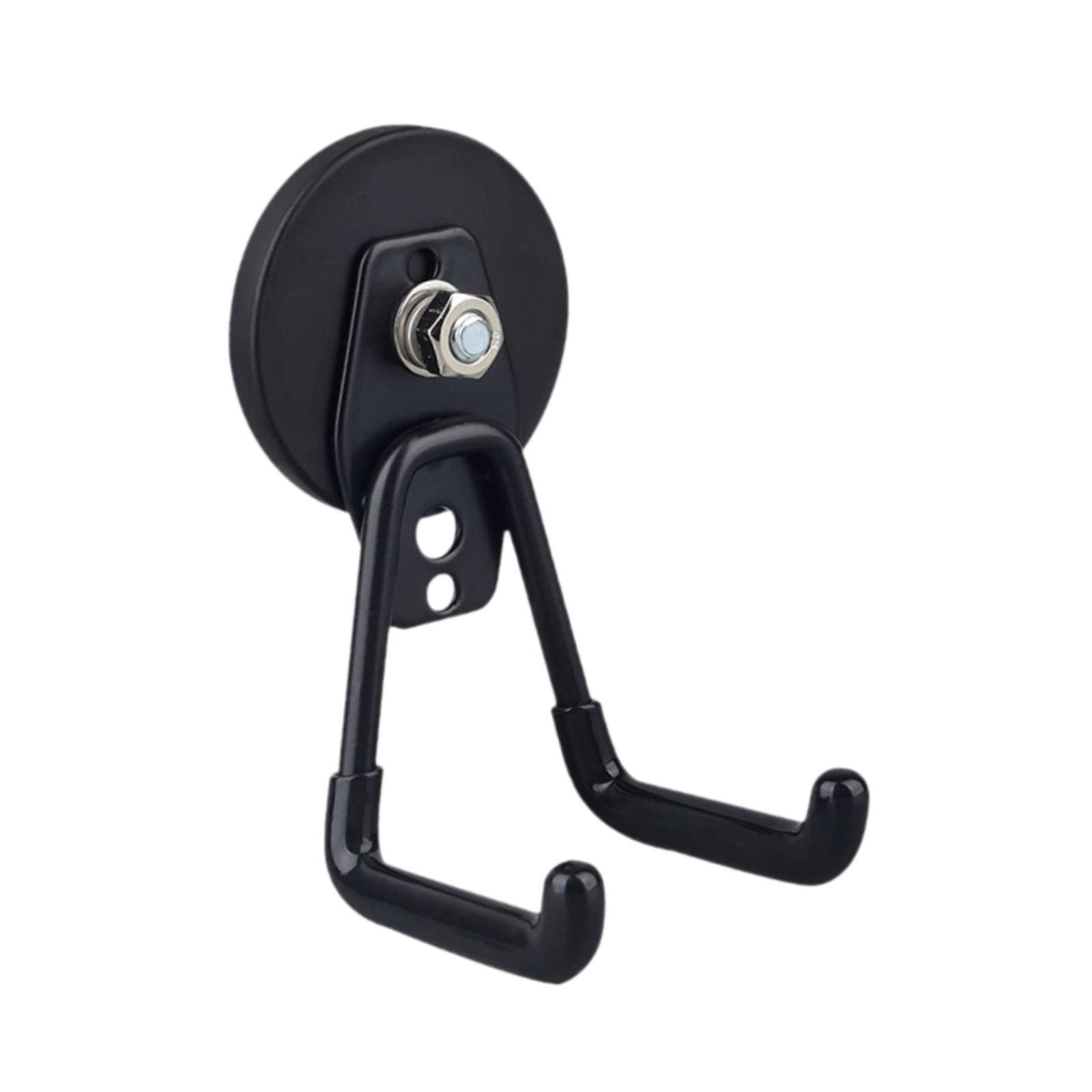 Magideal - Gancho Multiusos Ganchos Resistentes Para Garaje Recubrimiento Antideslizante Gancho De Almacenamiento Para Garaje Para Organizar Cuerdas Herramientas Negro
