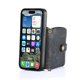 thumbnail image 2 of Funda Tipo Cartera con Correa Cruzada para iPhone 16 Protección Contra Golpes Negro, 2 of 6
