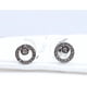 thumbnail image 4 of Aros Punto De Luz Interior, Cristal Austriaco, Regalo Mujer Plateado, 4 of 6