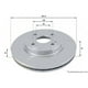 thumbnail image 2 of Disco Freno para auto Mazda 2 2007-2014 Delantero, 2 of 3