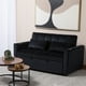 thumbnail image 1 of Sofá Cama 2 Cuerpos Moderno Dallas Negro KMP1BK, 1 of 9