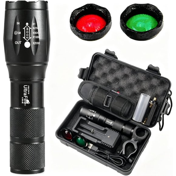 Linterna ULTRAFIRE A100 800 Lúmenes 5 Modos con Funda