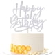 thumbnail image 4 of Decoración de tarta Kaoenla plateada para tartas de feliz cumpleaños, 4 of 7