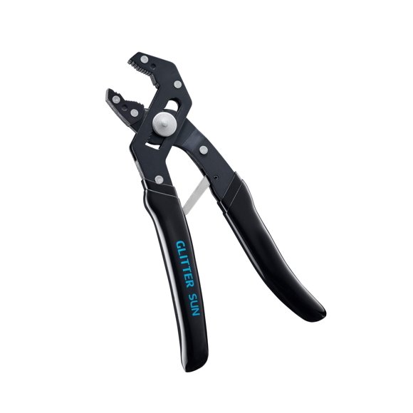 Pinzas con purpurina, estilo Sun Robo-Grip, autoajustables, 7 pulgadas