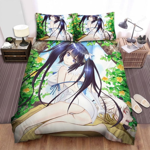 Is It Wrong To Try To Pick Up Girls In A Dungeon Anime Quilt Duvet Cover Set3-Piece Bedding Set