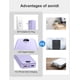 thumbnail image 3 of Power Bank aonidi de 20000 mAh con cables integrados y enchufe de pared AC, 3 of 8
