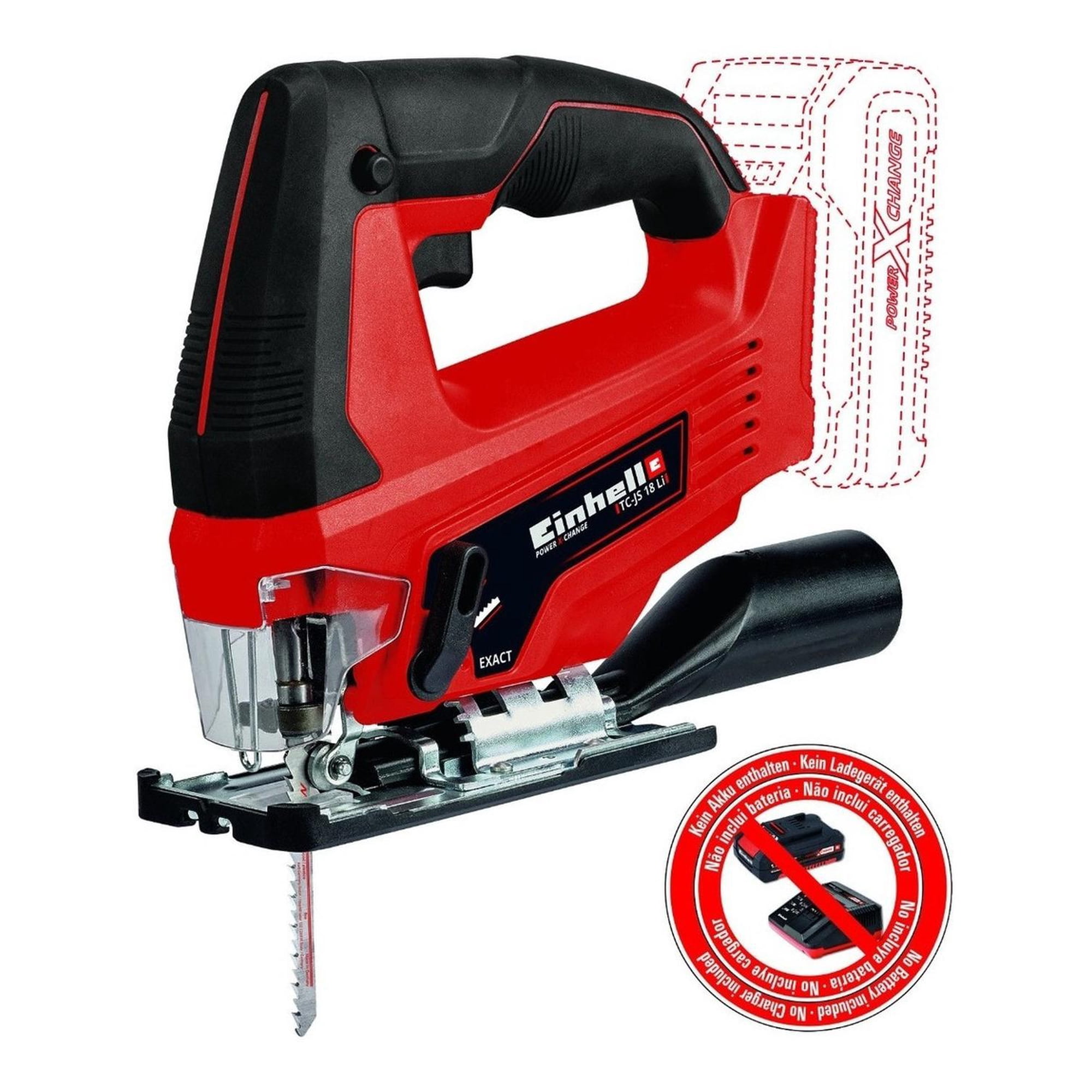 Caladorara Inalámbrica Einhell Tc-js 18 Li-solo Rojo