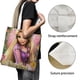 thumbnail image 3 of Tangled: Rapunzel, la Princesa Bolso de tela con estampado de lienzo para mujer, bolsa de compras reutilizable y estética, con cremallera interior, regalo para mujer,40*45cm., 3 of 6