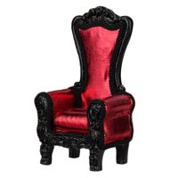 Magideal - Sofá Modelo 1:12, Silla Para Muñecas, Sofá Ob11, Figura De Acción, Muebles En Miniatura, Mini Sofá Con Respaldo Alto, Silla Para Diseño De Accesorios Rojo