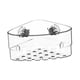 thumbnail image 2 of Estante Esquinero Con Ventosa, Estante De Ducha Moderno Para Lavadero, Inodoro, Cocina, Transparente, 2 of 5