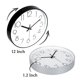 thumbnail image 2 of Reloj de pared jomparis 30 cm 2 unidades negro y plateado, 2 of 7