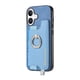 thumbnail image 2 of Funda Magnética para iPhone 17 con Billetera y Anillo, Protector Resistente Azul, 2 of 6
