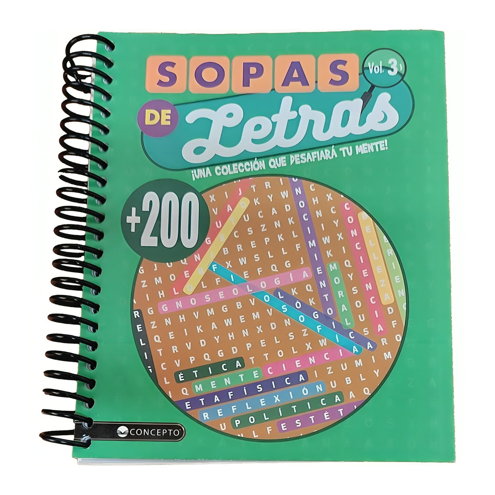 Latinbooks - Libro 200 + Sopas De Letras Vol 3 - Equipo Editorial