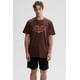 thumbnail image 1 of Polera Hombre Print Posicional Chocolate - ll, 1 of 4