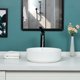 thumbnail image 3 of Lavabo tipo vessel Davivy redondo de 36 cm con desagüe emergente blanco, 3 of 9