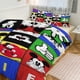 thumbnail image 1 of Mickey Print Bedding Set Pattern Duvet Cove Set 3 Pieces 1 Quilt Cover And 2 Pillowcases for Women Men Teens, 1 of 5