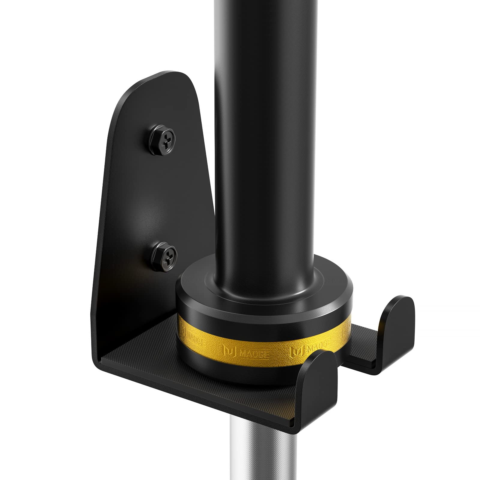 Colgador De Pesas Jniheep, Estante De Pared Olímpico Individual, Plateado