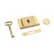 thumbnail image 2 of Juego De Cerradura De Gabinete Con Llave, Cerradura De Cajón Cuadrada Decorativa Para Gabinetes, Cerradura De Cajones, 6,3 Cm X 3,8 Cm X 1 Cm, Dorado, 2 of 5