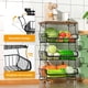 thumbnail image 2 of Cesta para frutas y verduras Gsiekare de 4 niveles, apilable con ruedas, 2 of 7