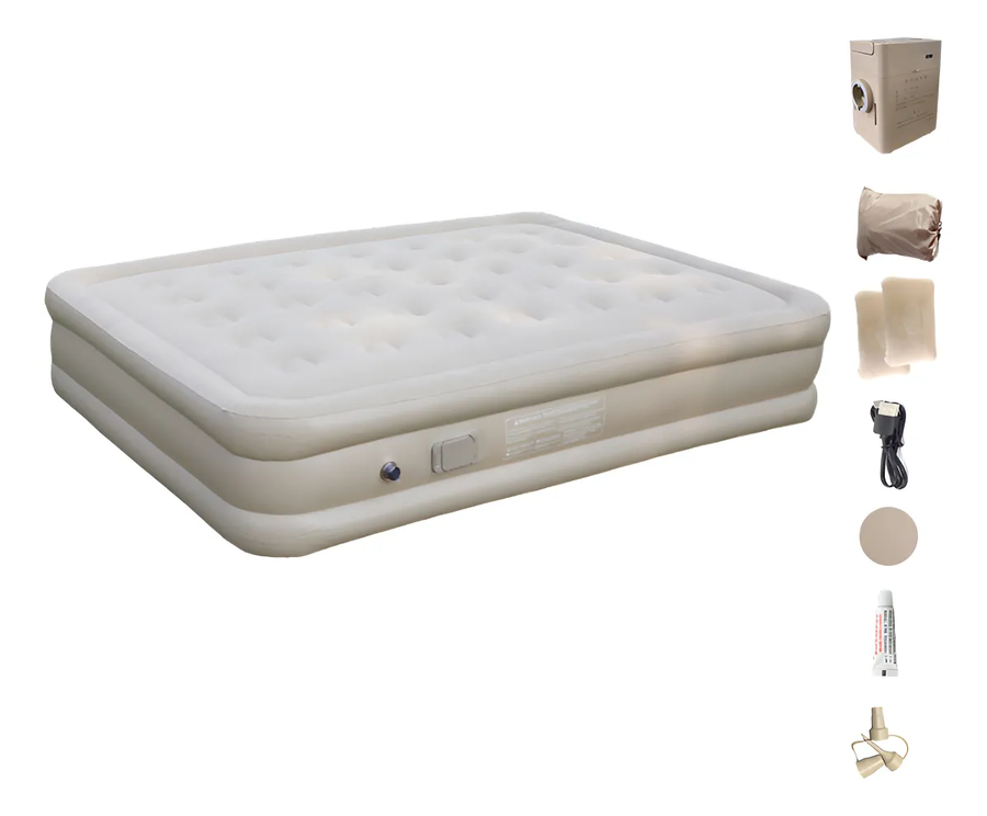 Genérico - Colchones Inflables Twin Eléctrico Exterior 150X 200X40Cm