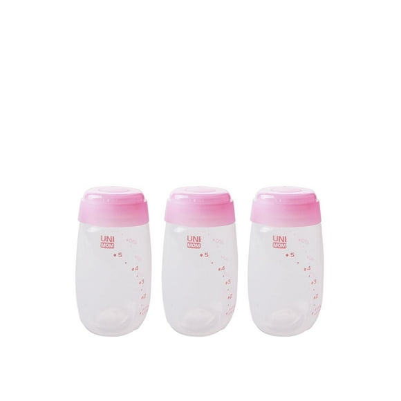 Set 3 Uns Botellas Para Leche 150 Ml