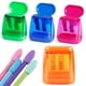 thumbnail image 1 of Juego de sacapuntas Aipker con 4 orificios dobles manuales y gomas de borrar, 1 of 9