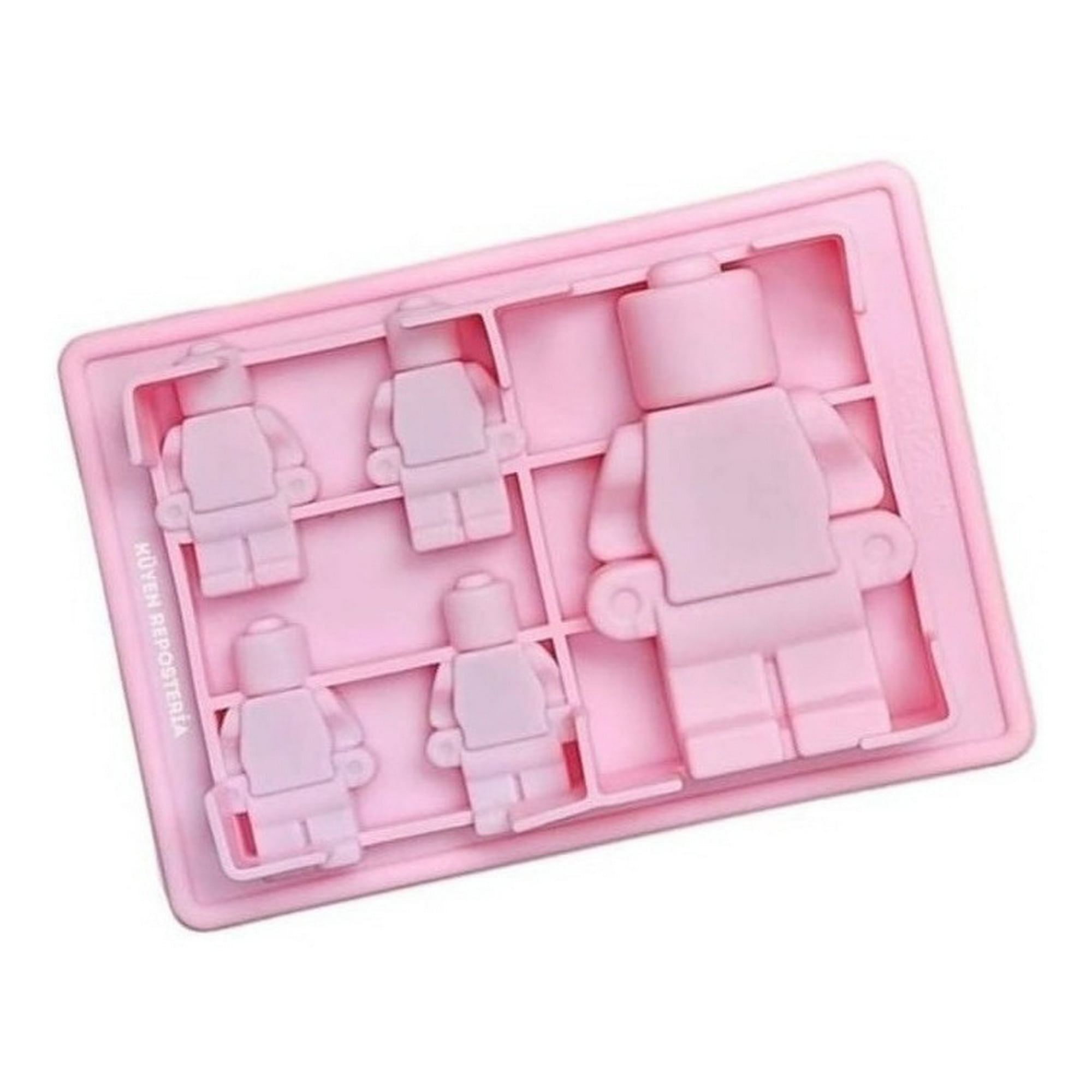 Genérico - Molde De Robot Molde De Silicona Muñeco Tipo Lego Molde 5cav